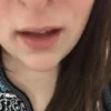 Bitten lips, sensual mouth 6