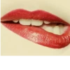 Bitten lips, sensual mouth 14