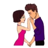 Stiker ciuman kiss couple 😘🥰 5