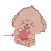 @Mycute_stickers Brown puppy andie 5