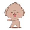 @Mycute_stickers Brown puppy andie 8