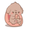 @Mycute_stickers Brown puppy andie 10