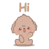 @Mycute_stickers Brown puppy andie 11