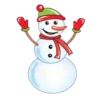Muñeco de Nieve Mov 1712 9