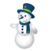 Muñeco de Nieve Mov 1712 25