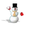 Muñeco de Nieve Mov 1712 27