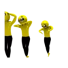 A Sticker that swings to "Pien" 5