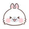 🍭Rabbit emoji @Mycute_stickers 13