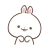 🍭Rabbit emoji @Mycute_stickers 17