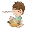 Ben and food 25