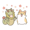Dragon & Shiba HNY 💖 MOV 24