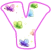 🦋 Letras con mariposas 🦋 16