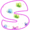 🦋 Letras con mariposas 🦋 18