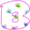 🦋 Letras con mariposas 🦋 29