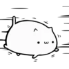 White Animated Cat 6