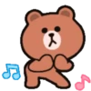 Brown & Friends emojis🐻🐰🐤 MOV 23