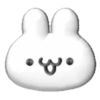 White bunny 3D emojis🐇 MOV 7
