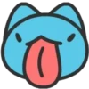 BugCat Capoo 💙 Emoticono de ojos brillantes 🤩 2 5