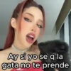 Ay si yo se q la gata no te prende