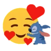 Emoji Bola 🟡 y Stitch Animado 10