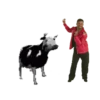 vaca bailando 👑 10
