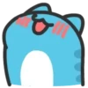 BugCat Capoo 💙 Emoticono de ojos brillantes 🤩 2 7