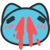 BugCat Capoo 💙 Emoticono de ojos brillantes 🤩 2 9