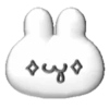 White bunny 3D emojis🐇 MOV 23