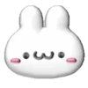 White bunny 3D emojis🐇 MOV 28