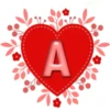 ALFABETO CORAZON CON FLOR ❤️🩷 5