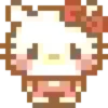 Emojis pixel hello kitty 🥰♥️ 6