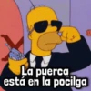 La puerca está en la pocilga