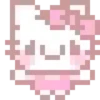 Emojis pixel hello kitty 🥰♥️ 12