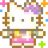 Emojis pixel hello kitty 🥰♥️ 18