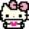 Emojis pixel hello kitty 🥰♥️ 22