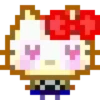 Emojis pixel hello kitty 🥰♥️ 29