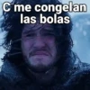 C me congelan las bolas
