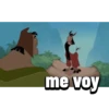 me voy
