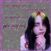 Billie Eilish glitter GIFs pt 2 (depressed) 8