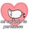 mi corazón pertenece te