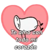 Te amo con todo mi corazón
