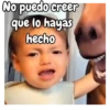 No puedo creer que lo hayas hecho