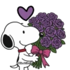Snoopy rosas mov 🥰🩷✨ 8