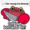 > Este mensaje fué eliminado Con que borrando eh?