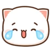 ❤️Peach Cat Mini Emojis🐱 11