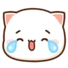 ❤️Peach Cat Mini Emojis🐱 15