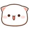 ❤️Peach Cat Mini Emojis🐱 18
