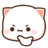 ❤️Peach Cat Mini Emojis🐱 24