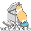 Trabajo Corgi Cute Kawaii 🐶 14