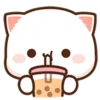 ❤️Peach Cat Mini Emojis🐱 28
